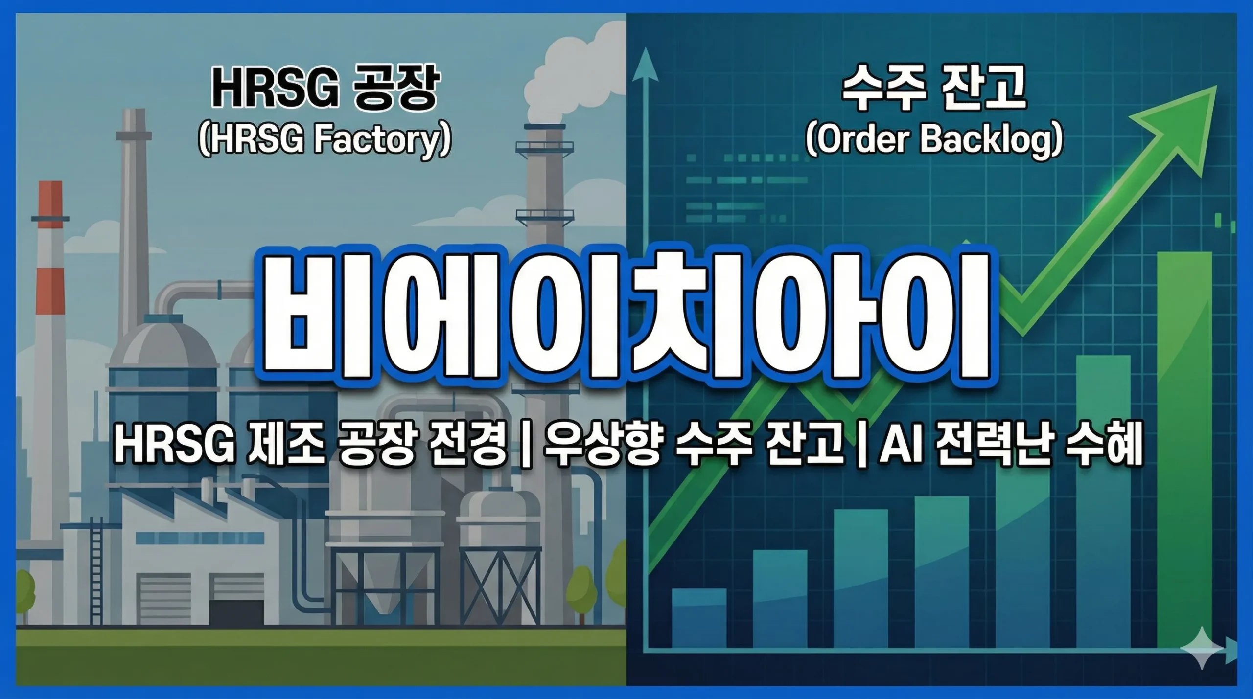 비에이치아이 수주 1.6조원 돌파! AI 전력난의 숨은 제왕, 2026년 신고가 랠리 시작되나? - intap365