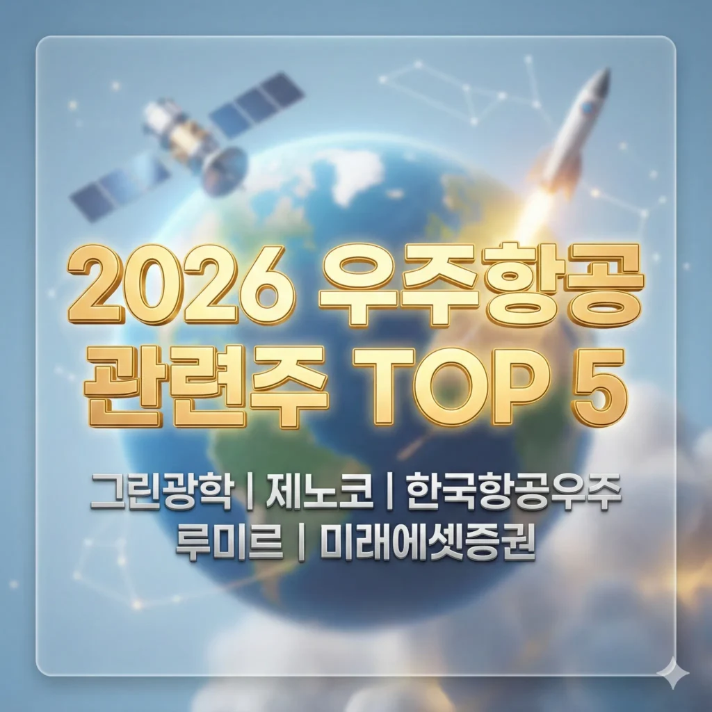 우주항공 관련주 TOP 5: 민간 위성 발사 수혜주 전망